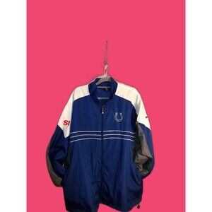NFL Full Zip NFL Starter Jacket COLTS Blue/white Sz 2XL
